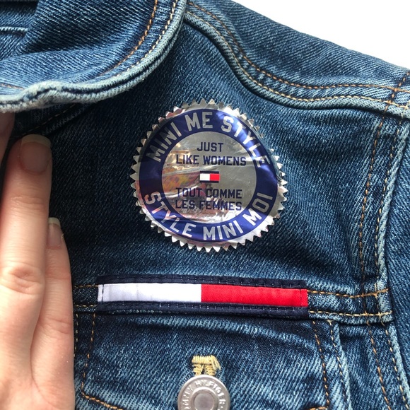 NWT Tommy Hilfiger Kids Jean Jacket - Picture 3 of 7